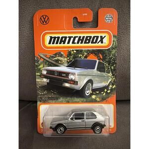 2022 Matchbox 1:64 - 1976 Volkswagen Golf MK1 -  Silver  - New on card  25/100